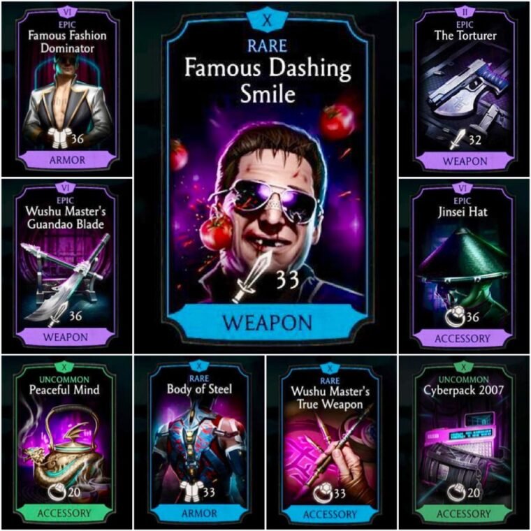 Earthrealm event equipment