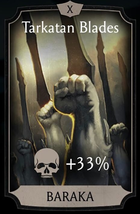 Baraka Attack Support card MK Mobile