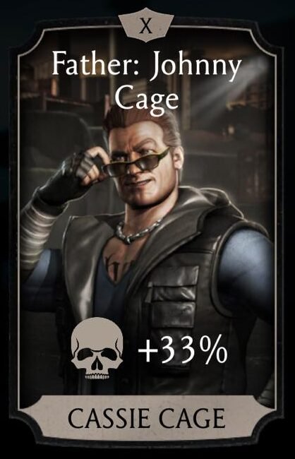 Attack Support card Cassie Cage