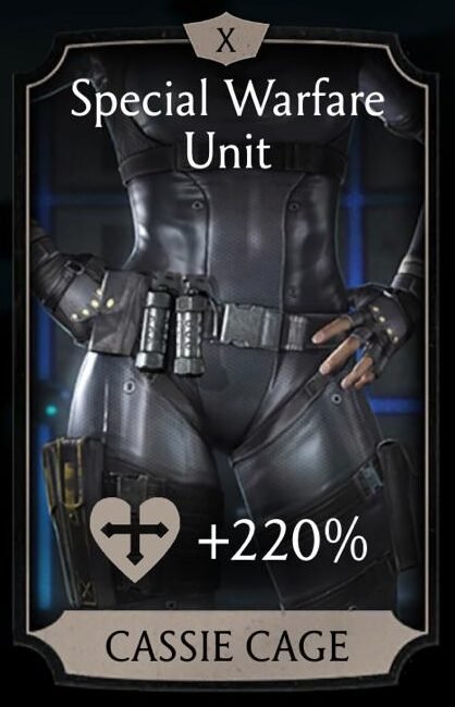Recovery Support card Cassie Cage
