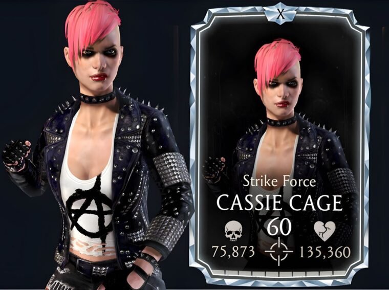 Strike Force Cassie Cage from MK Mobile