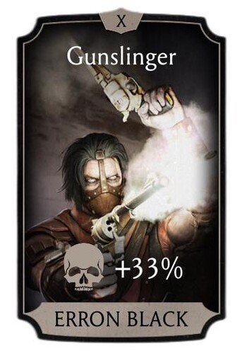 Erron black Attack Support card