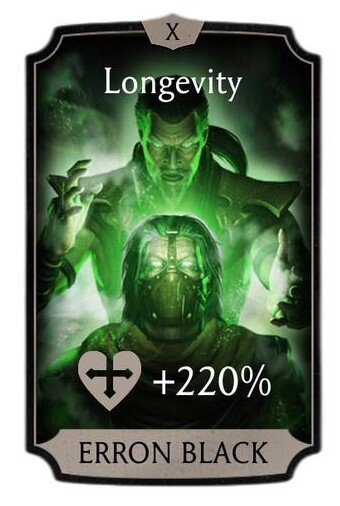 Erron black recovery Support card